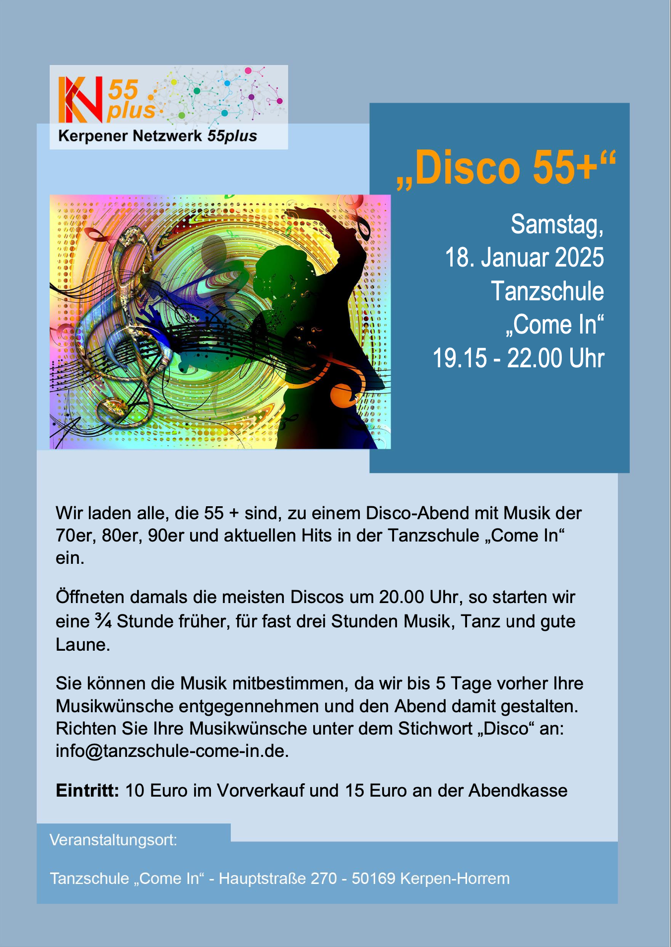 Plakat Disco 55 Nov24